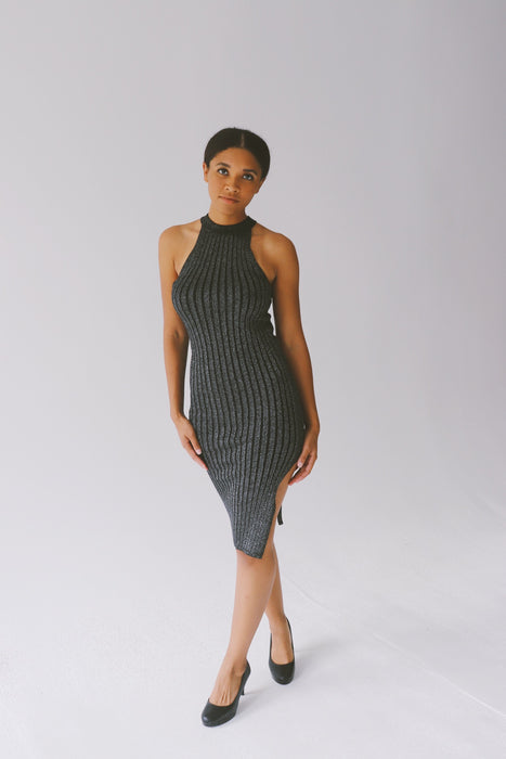 Sparkly Knit Midi Dress